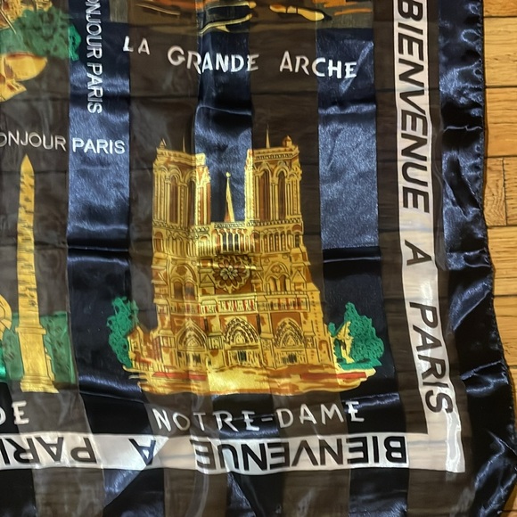 Paris - Souvenir Silk Scarf - Picture 3 of 8
